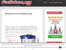 Tablet Screenshot of frullatore.org